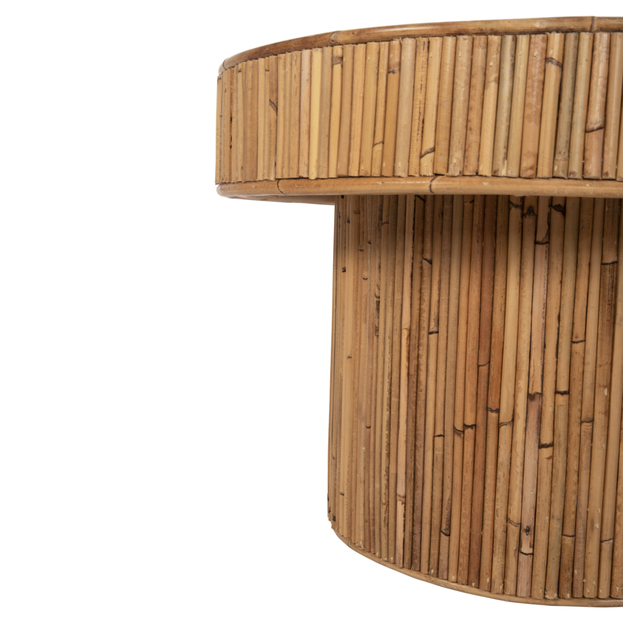 COFFEE TABLE OVAL TOP GATSBY HM9870 RATTAN IN NATURAL COLOR 110x59x39Hcm. [8]