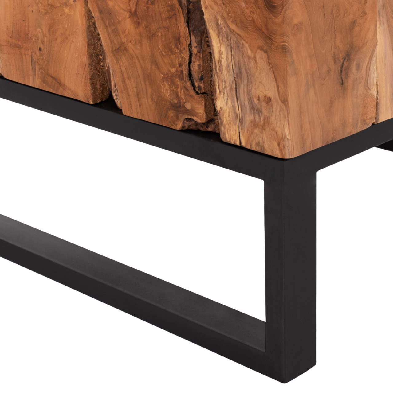 COFFEE TABLE PIEN HM9354 SQUARE SOLID TEAK NATURAL COLOR 80X80X48H [6]