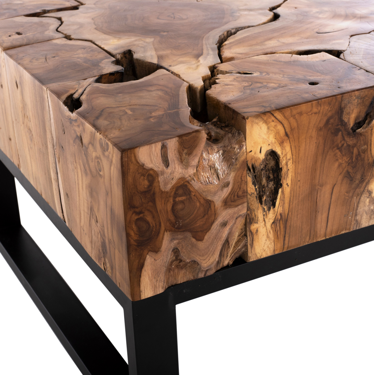 COFFEE TABLE PIEN HM9355 RECTANGULAR SOLID TEAK NATURAL 120X70X48H [4]