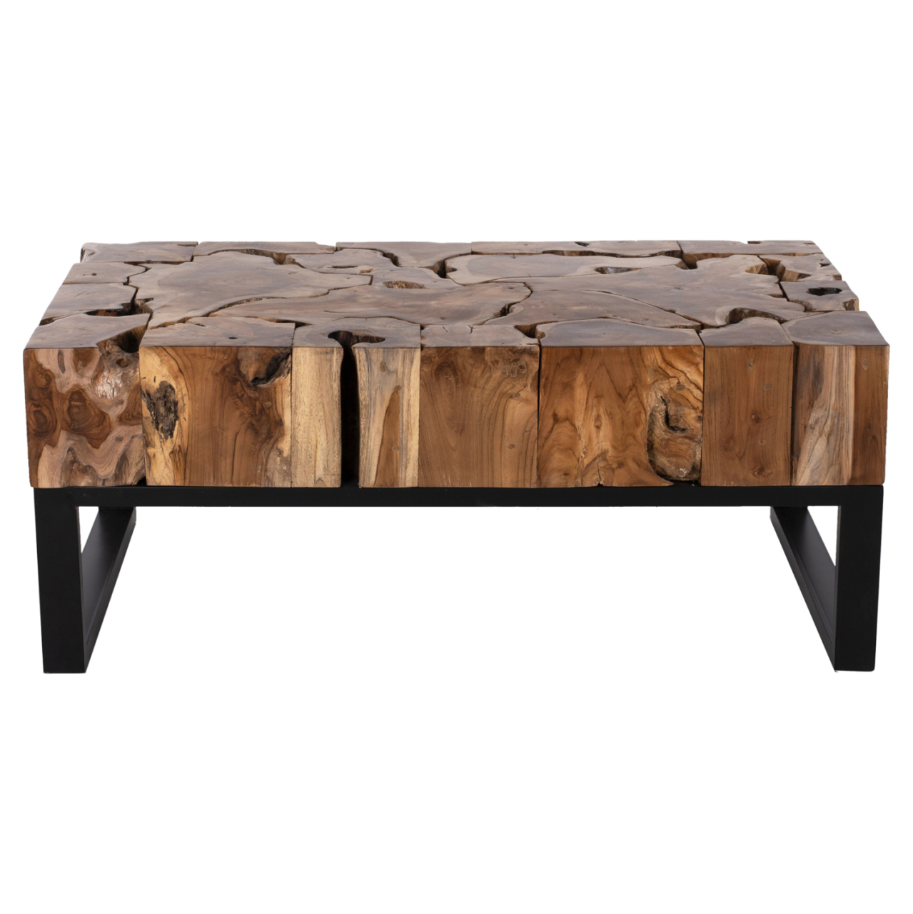 COFFEE TABLE PIEN HM9355 RECTANGULAR SOLID TEAK NATURAL 120X70X48H [3]