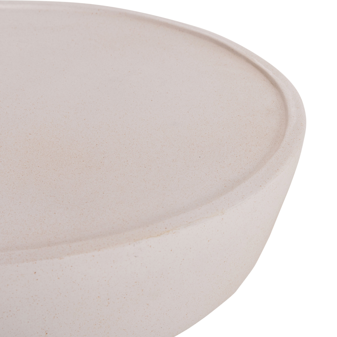 COFFEE TABLE PIRSON HM18155.02 FIBER CEMENT IN WHITE--Φ60x36Hcm. [8]