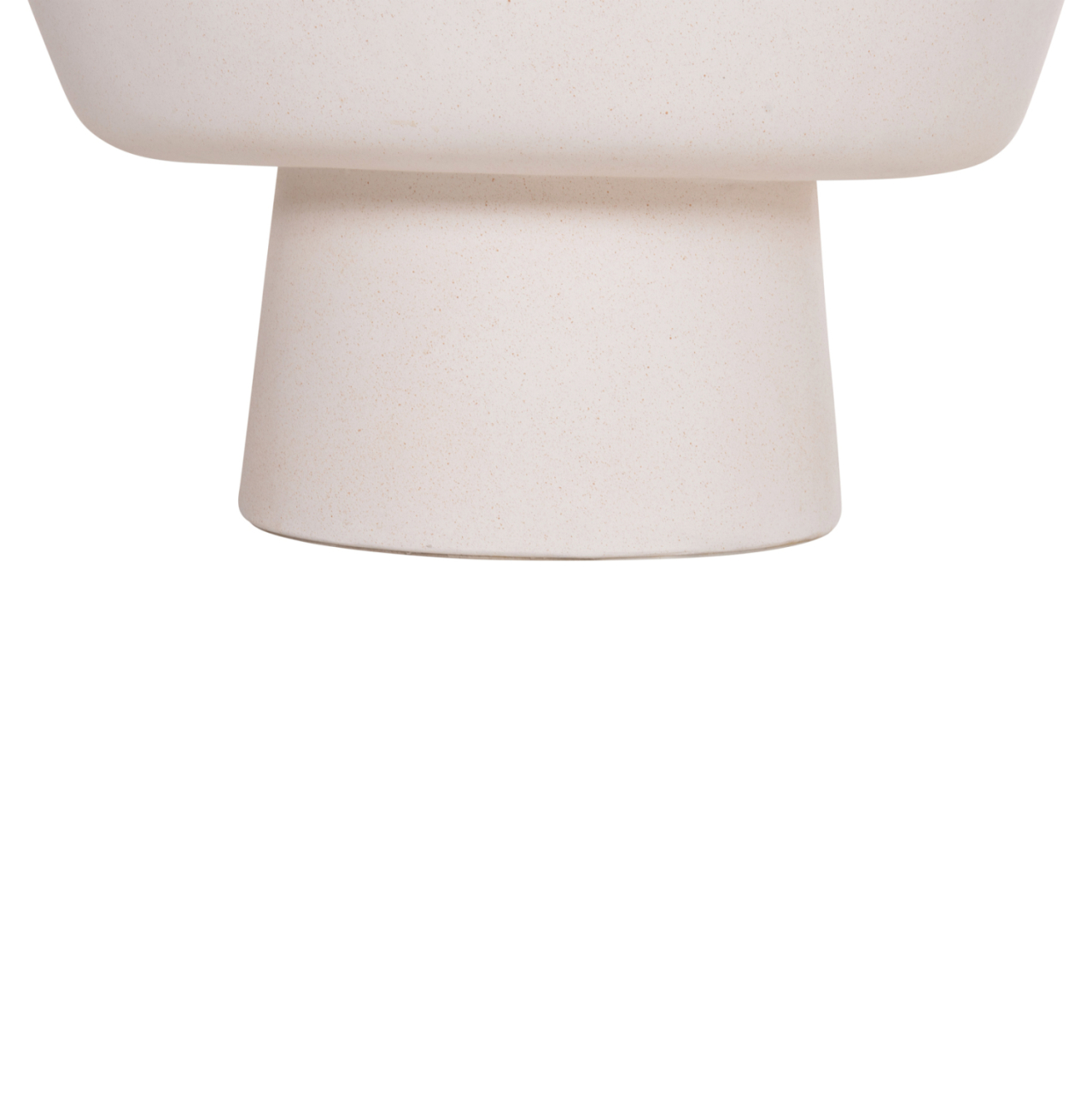 COFFEE TABLE PIRSON HM18155.02 FIBER CEMENT IN WHITE--Φ60x36Hcm. [6]