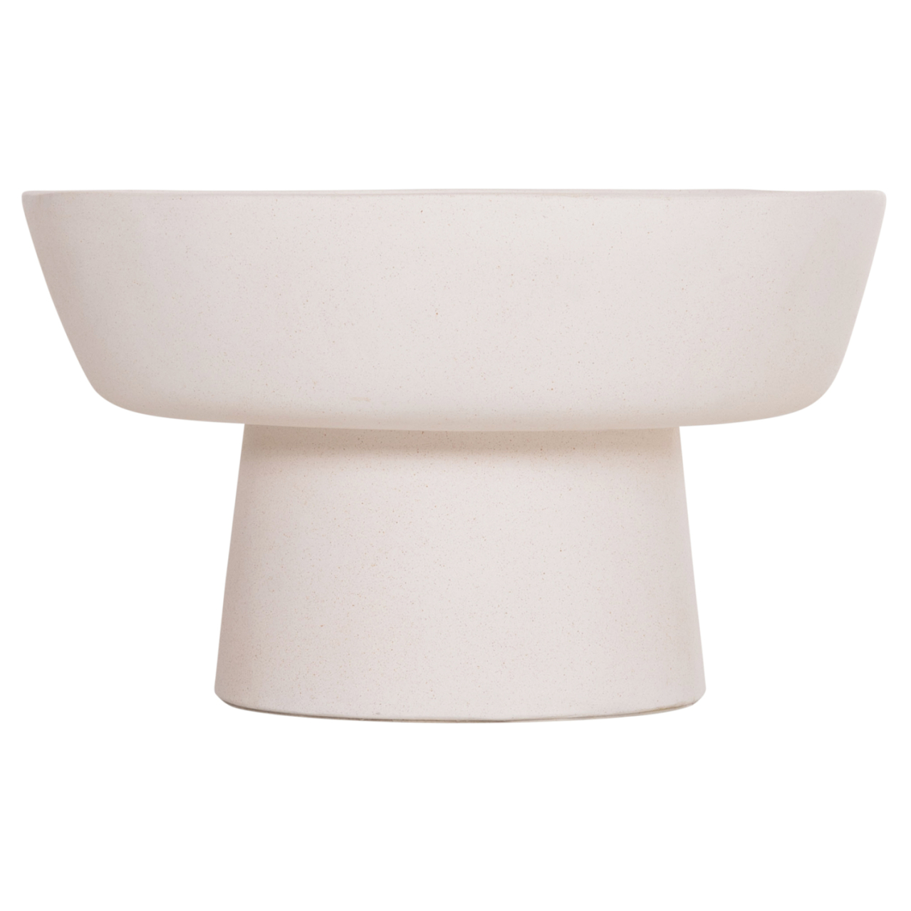 COFFEE TABLE PIRSON HM18155.02 FIBER CEMENT IN WHITE--Φ60x36Hcm. [3]