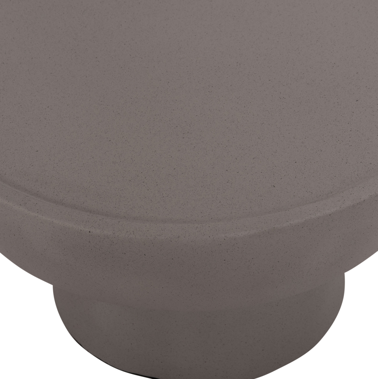 COFFEE TABLE PIRSON HM18155.03 FIBER CEMENT IN GREY--Φ60x36Hcm. [9]