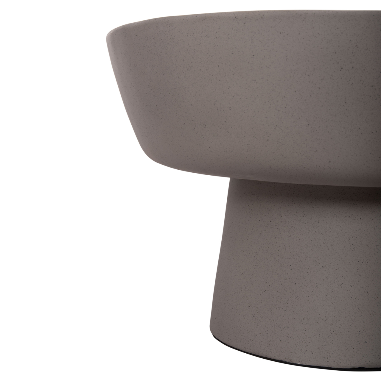 COFFEE TABLE PIRSON HM18155.03 FIBER CEMENT IN GREY--Φ60x36Hcm. [8]