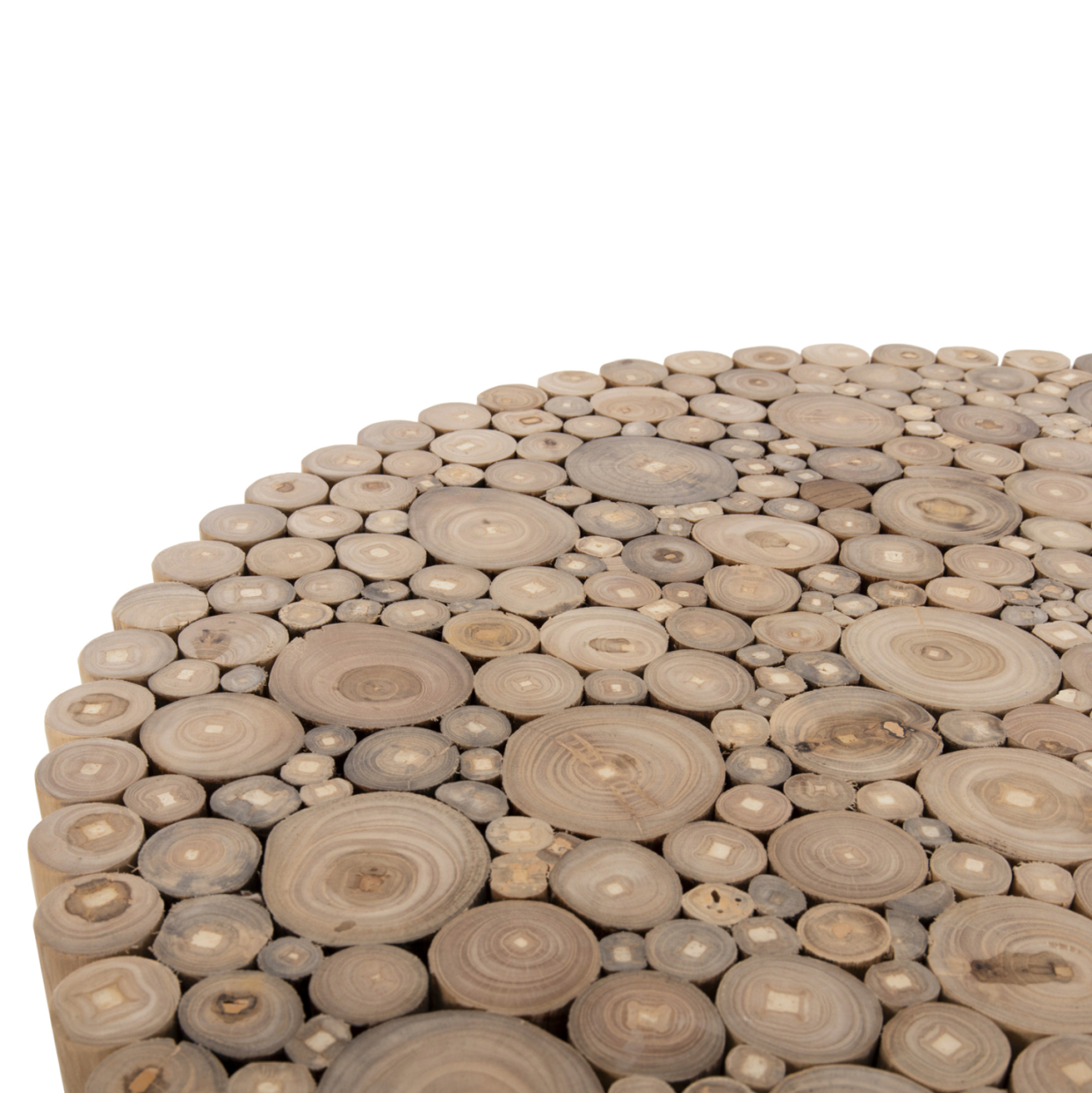 COFFEE TABLE ROUND COOTER HM9863 TEAK BRANCHES- NATURAL Φ80x50Hcm. [6]