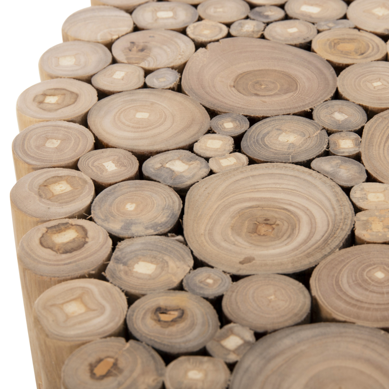 COFFEE TABLE ROUND COOTER HM9863 TEAK BRANCHES- NATURAL Φ80x50Hcm. [7]