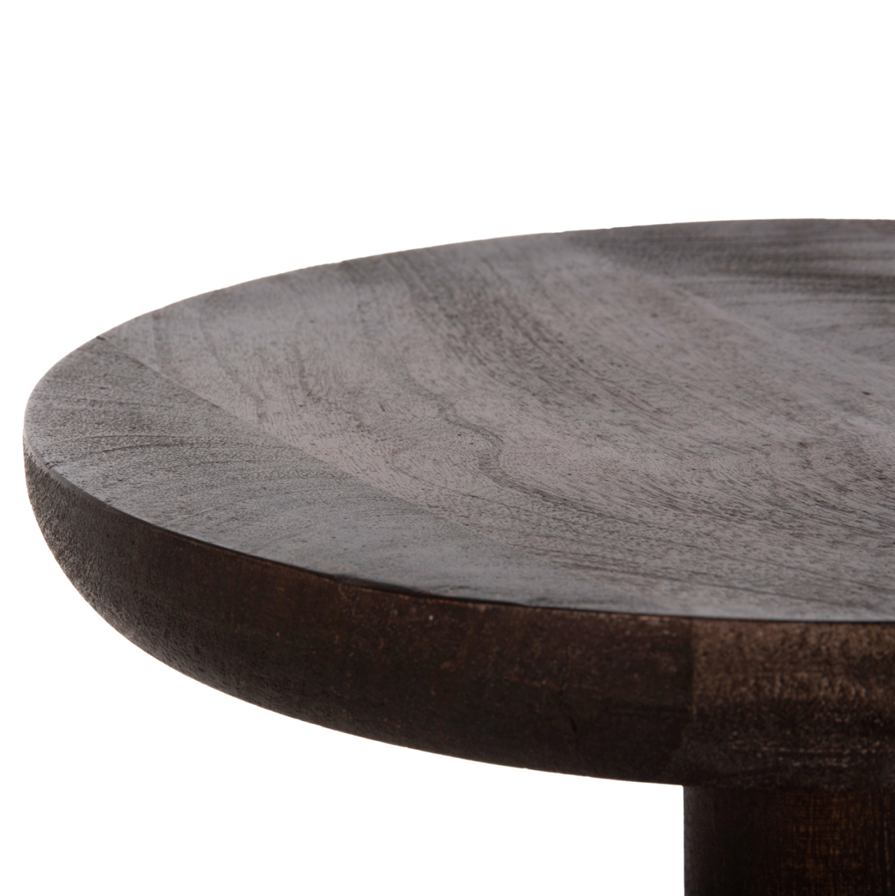 COFFEE TABLE ROUND CRABB HM9701 SOLID MANGO WOOD Φ40x49.5Hcm. [6]