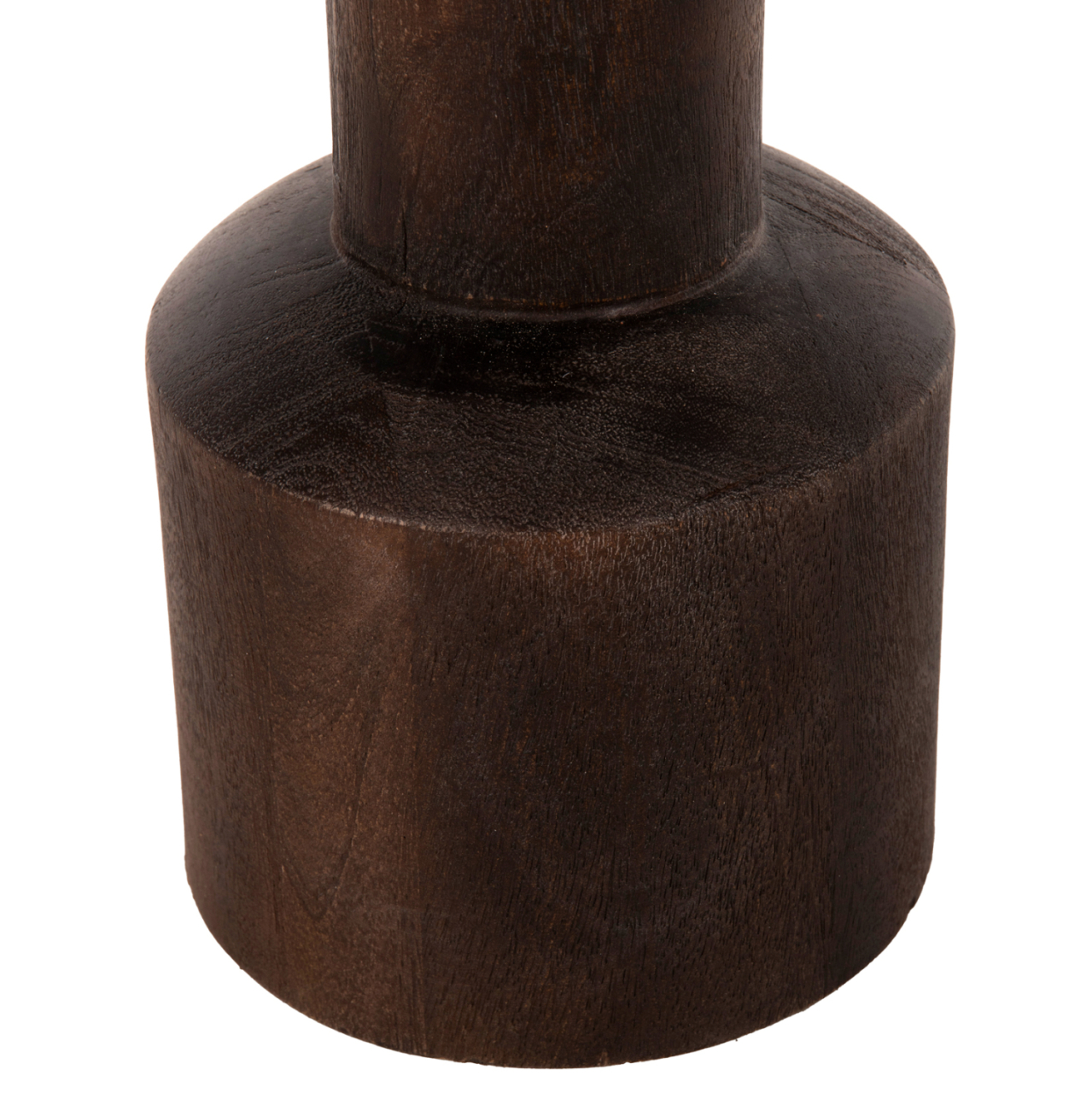 COFFEE TABLE ROUND CRAMM HM9700 SOLID MANGO WOOD IN DARK BROWN Φ45x47Hcm. [8]