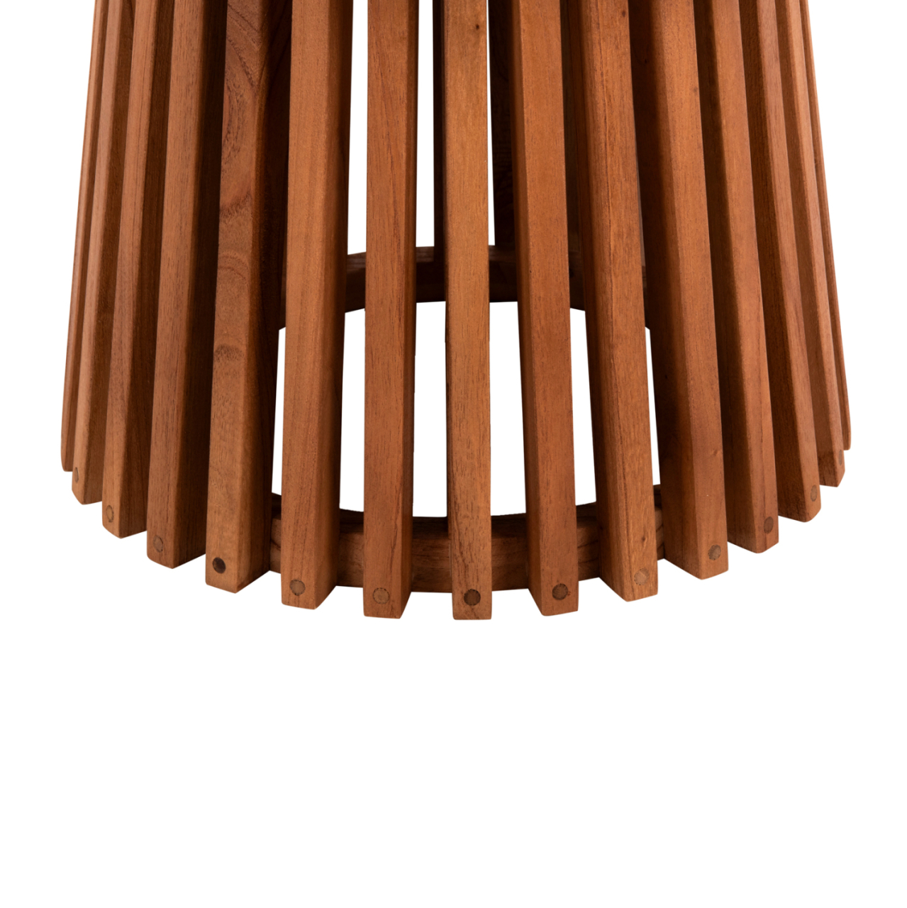 COFFEE TABLE ROUND FRANTZ HM9387.11 SOLID MINDI WOOD-NATURAL Φ80X45H cm. [3]