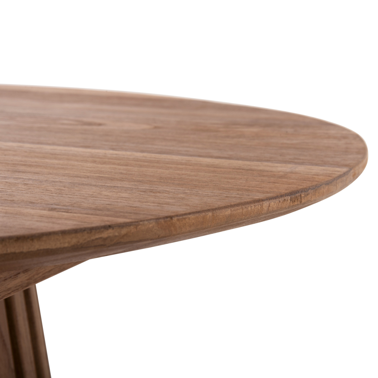 COFFEE TABLE ROUND FRANTZ HM9387.11 SOLID MINDI WOOD-NATURAL Φ80X45H cm. [5]