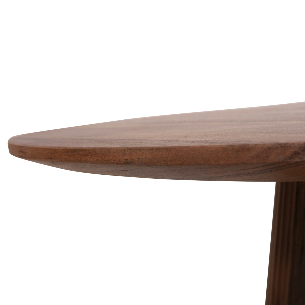 COFFEE TABLE ROUND GROOT HM9697 SOLID ACACIA WOOD IN NATURAL COLOR Φ80x48Hcm. [6]