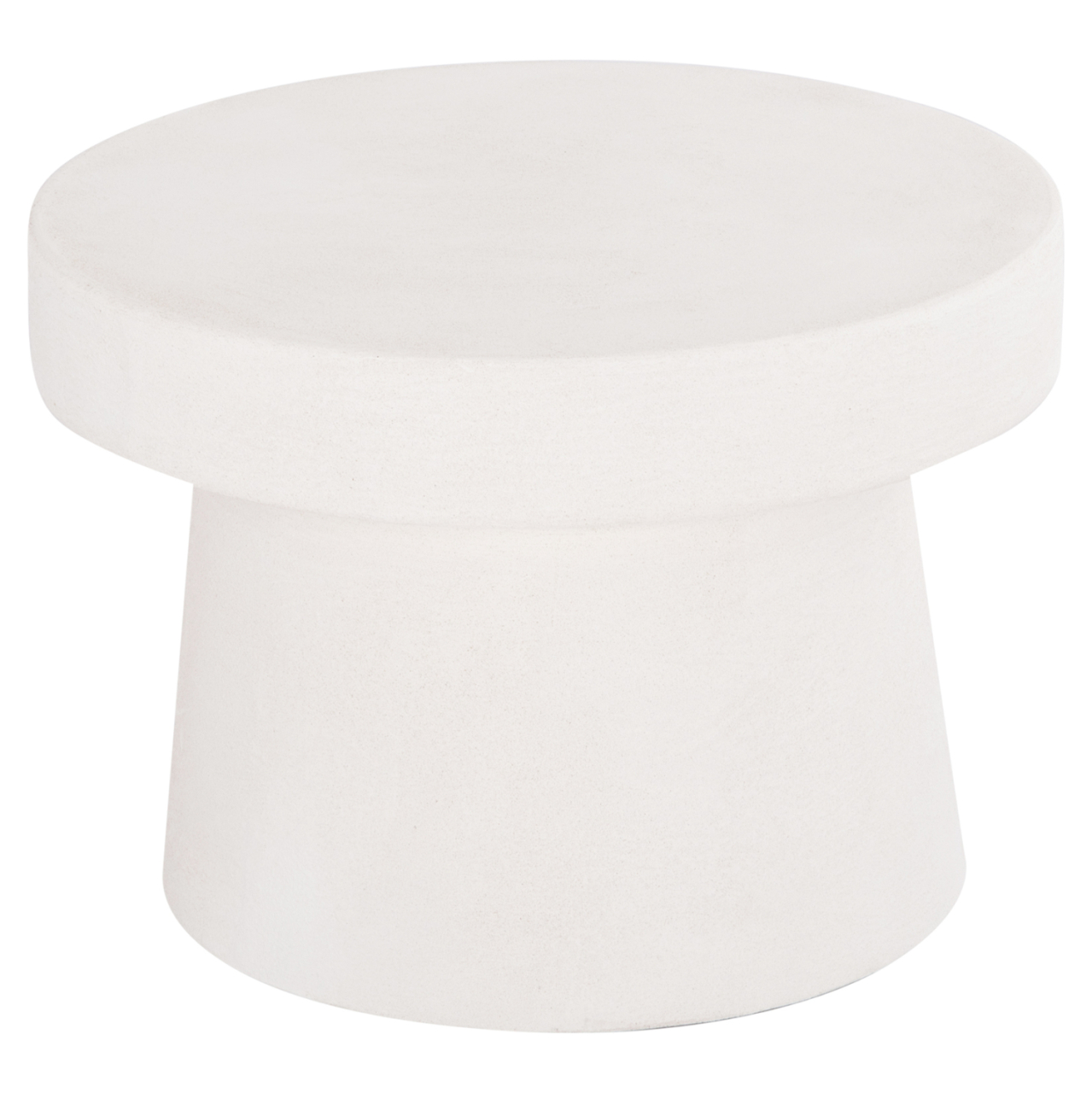 COFFEE TABLE ROUND SERIES SANTORINI HM18051 MDF IN OFF-WHITE COLOR Φ60x42.5Hcm. [4]
