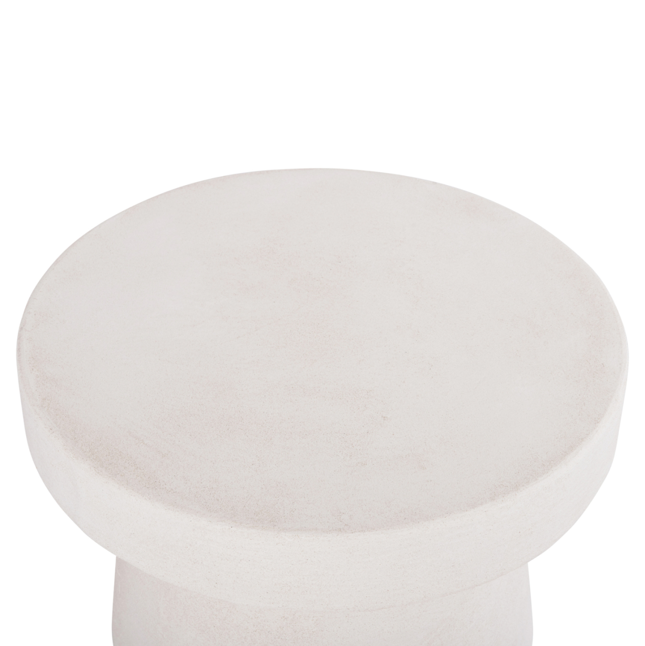 COFFEE TABLE ROUND SERIES SANTORINI HM18051 MDF IN OFF-WHITE COLOR Φ60x42.5Hcm. [5]