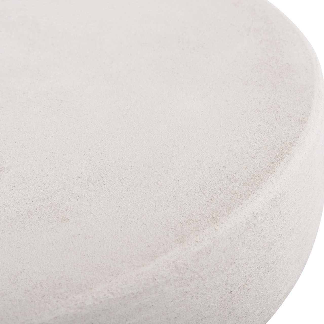 COFFEE TABLE ROUND SERIES SANTORINI HM18051 MDF IN OFF-WHITE COLOR Φ60x42.5Hcm. [6]