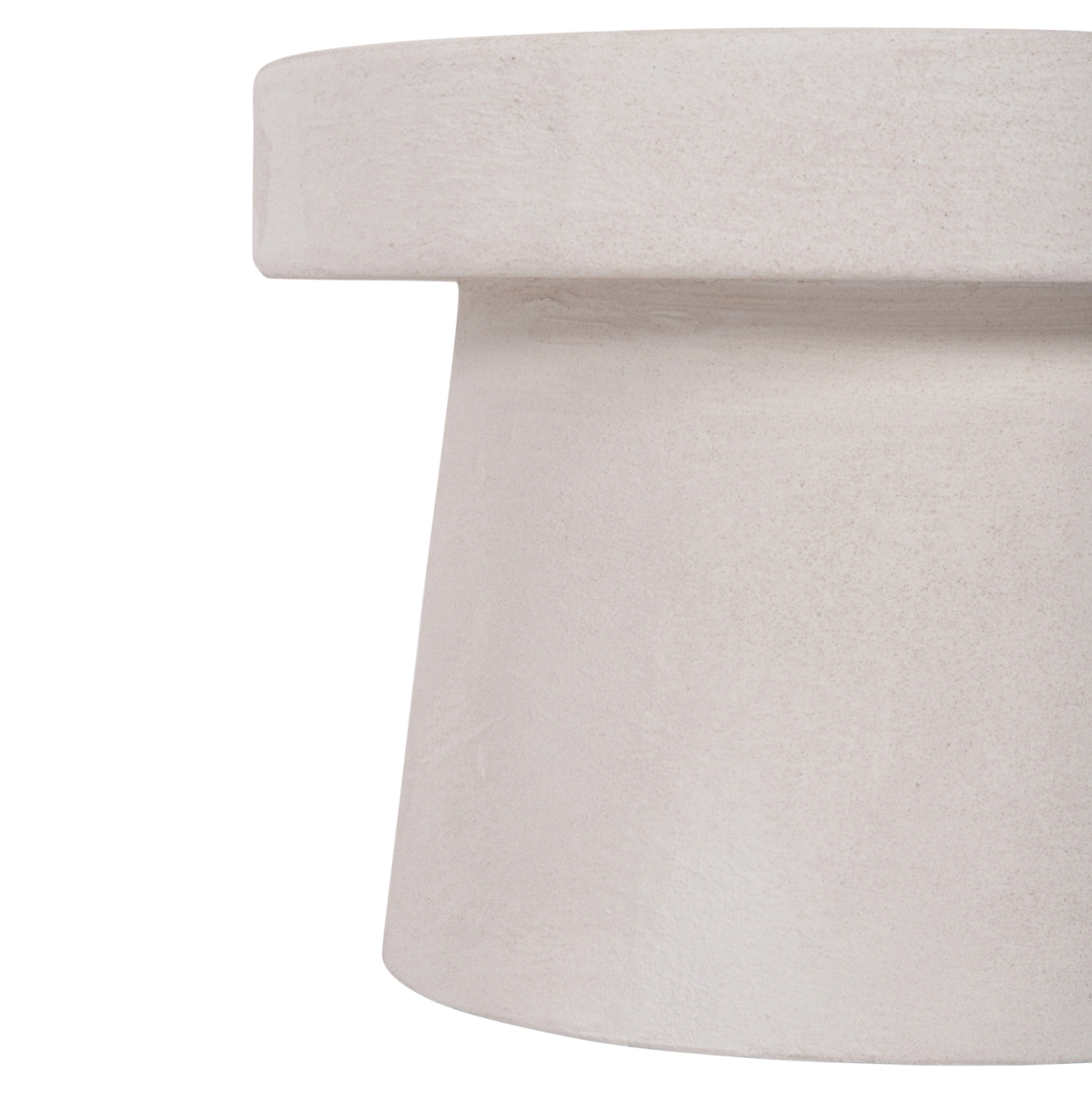 COFFEE TABLE ROUND SERIES SANTORINI HM18051 MDF IN OFF-WHITE COLOR Φ60x42.5Hcm. [7]