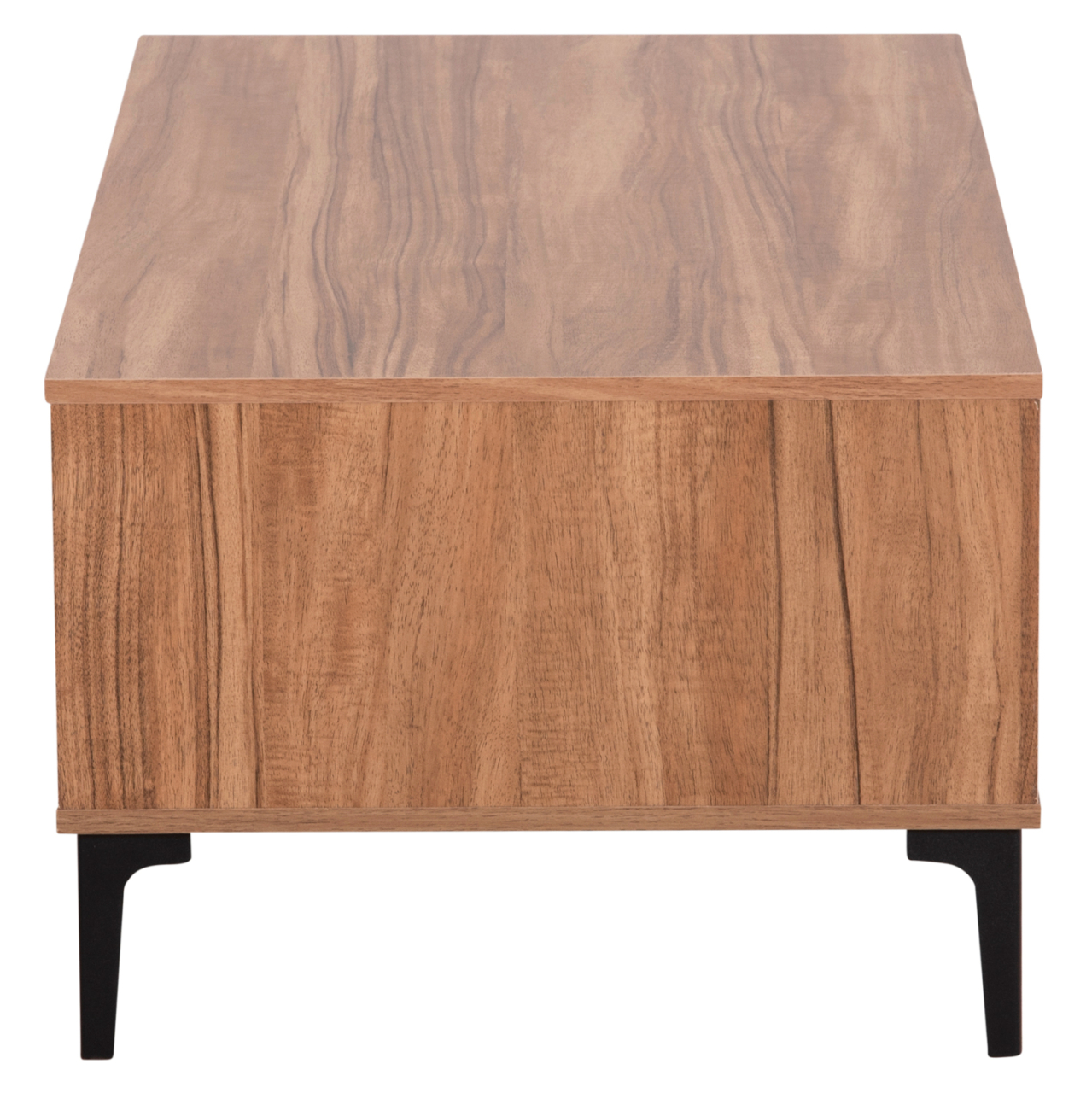 COFFEE TABLE SERIES HARRY HM18007.01 MELAMINE IN NATURAL WOOD COLOR and BLACK 110x60x43,5Hcm. [4]