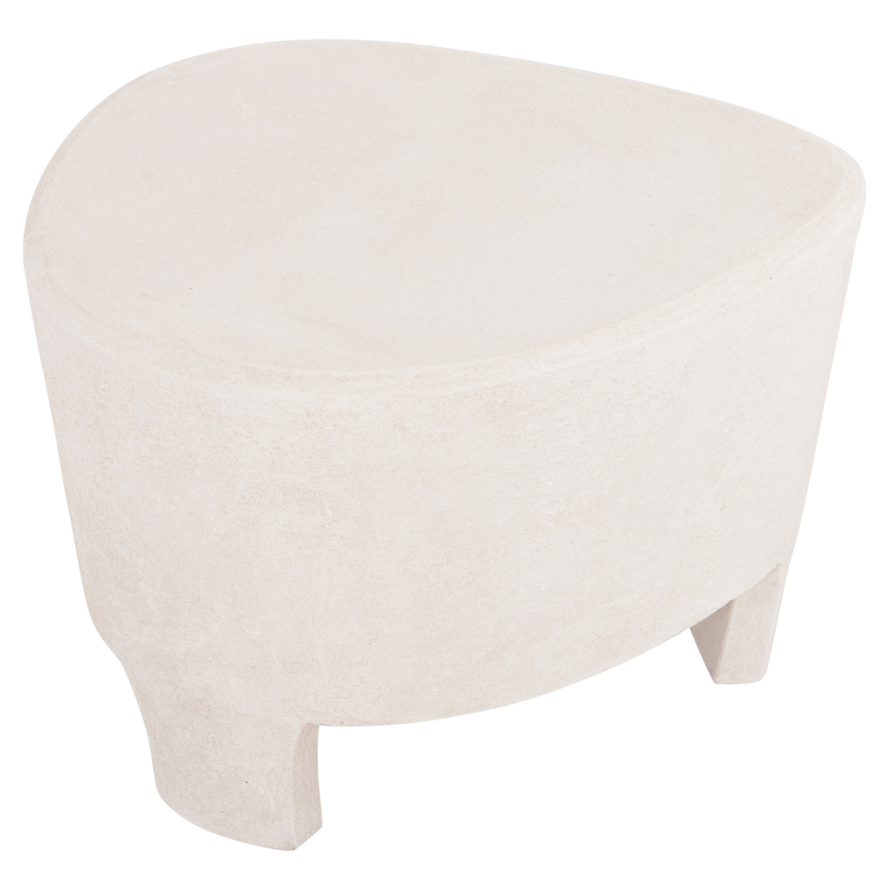COFFEE TABLE SERIES SANTORINI HM18053 MDF IN OFF-WHITE COLOR 54x61x40.5Hcm. [4]