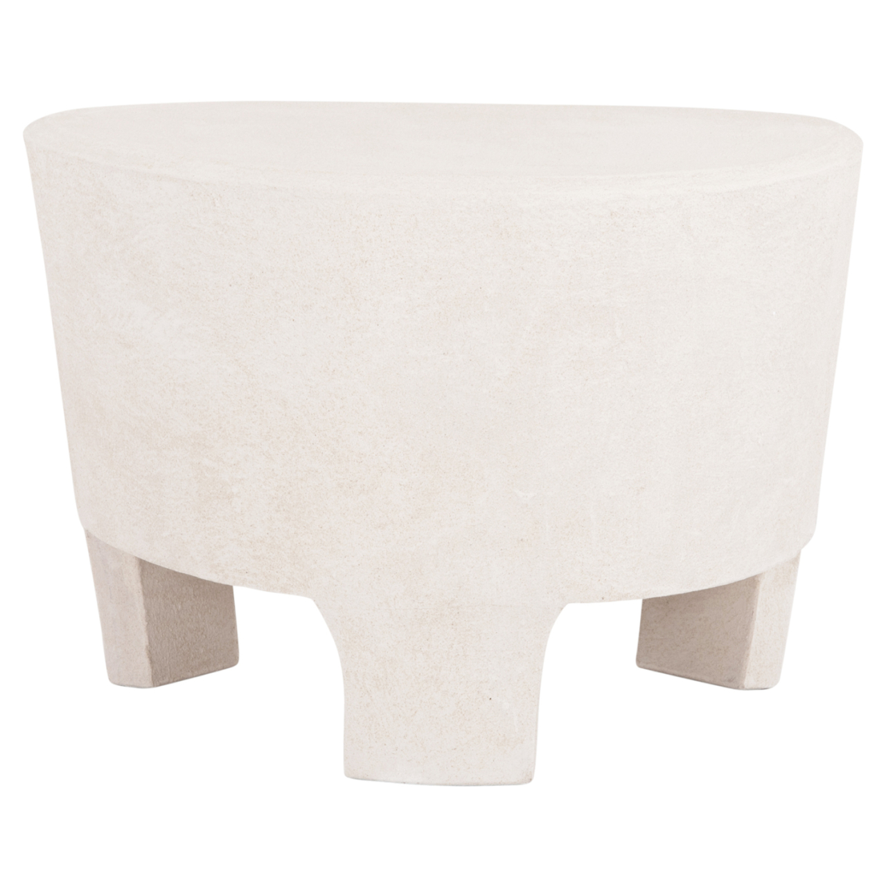 COFFEE TABLE SERIES SANTORINI HM18053 MDF IN OFF-WHITE COLOR 54x61x40.5Hcm. [3]