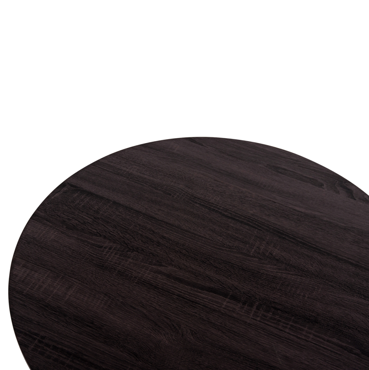 COFFEE TABLE SEWELL HM18033 MDF IN ZEBRANO-METAL LEGS-RATTAN IN NATURAL Φ80x46Hcm. [5]