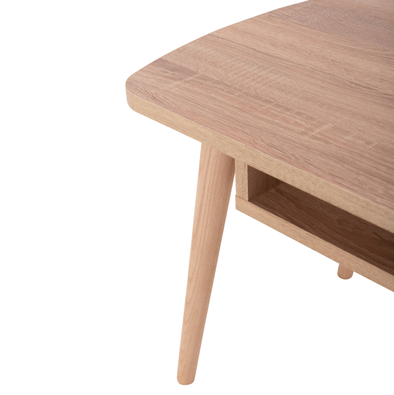 COFFEE TABLE SLIVEN HM18178.03 SONAMA MELAMINE-LEGS IN NATURAL COLOR 90x50x47,5Hcm. [6]