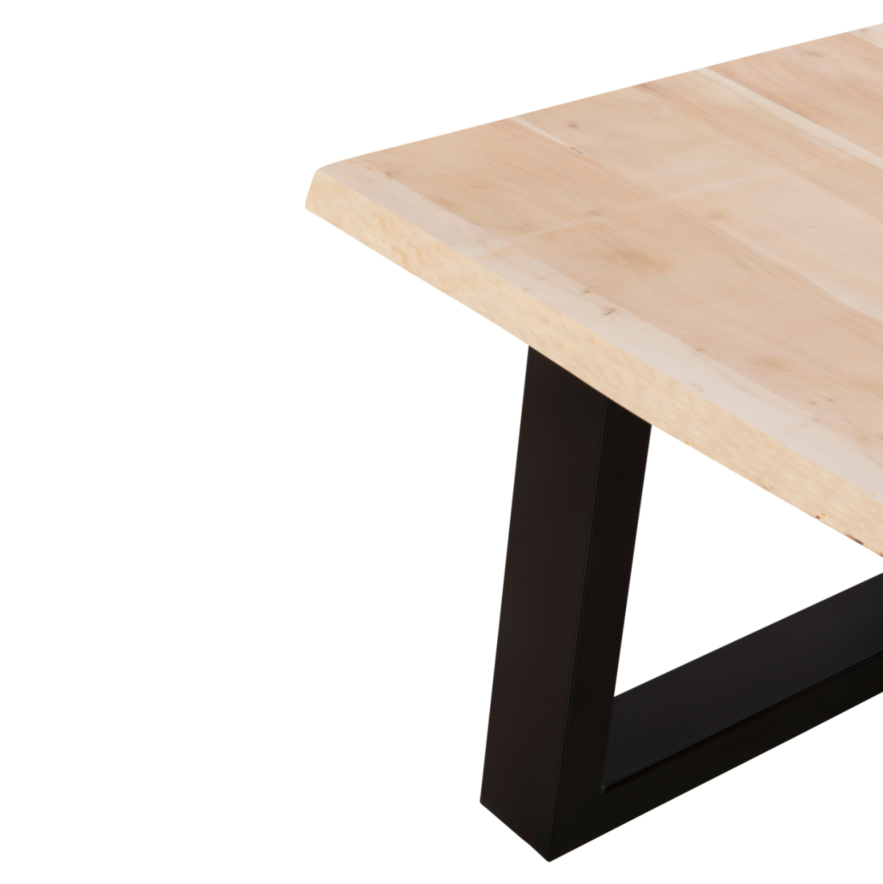 COFFEE TABLE SOFIA SLIM HM8502.21 ACACIA WOOD IN LIGHT NATURAL COLOR 115x65x41Hcm. [7]
