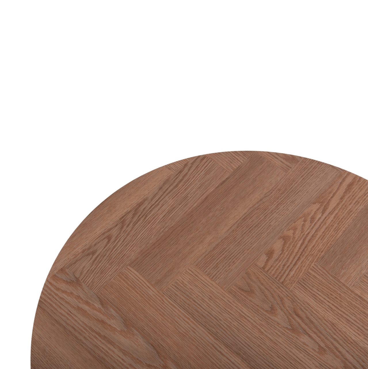 COFFEE TABLE SWIVELLING NORTON HM18035.03 METAL LEGS IN BLACK-MDF TOP IN SONAMA Φ80x45.5Hcm. [5]