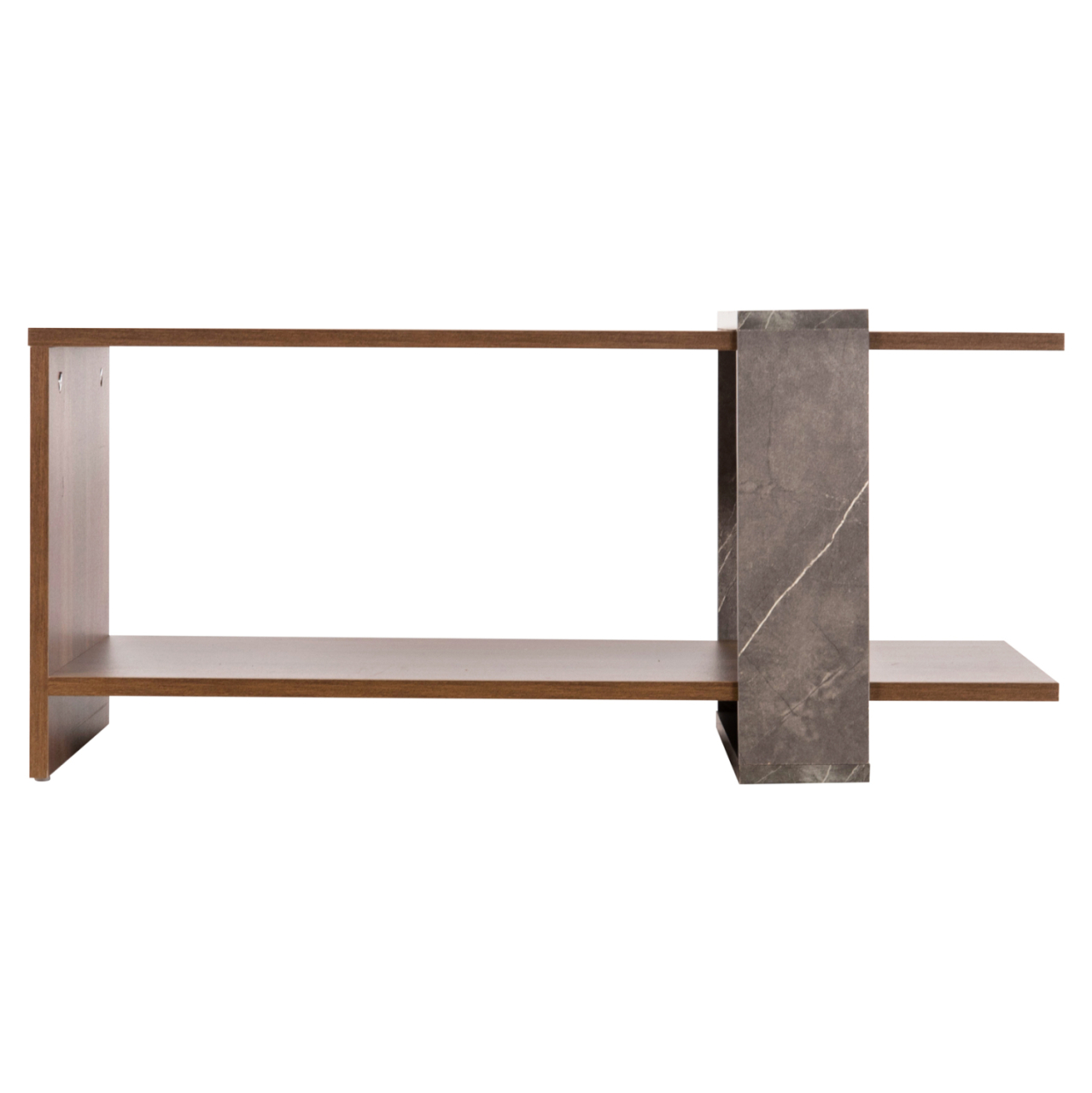 COFFEE TABLE WILMA HM8950.13 MELAMINE IN NATURAL-GREYISH STONE TEXTURE 80Χ50Χ35Hcm. [3]