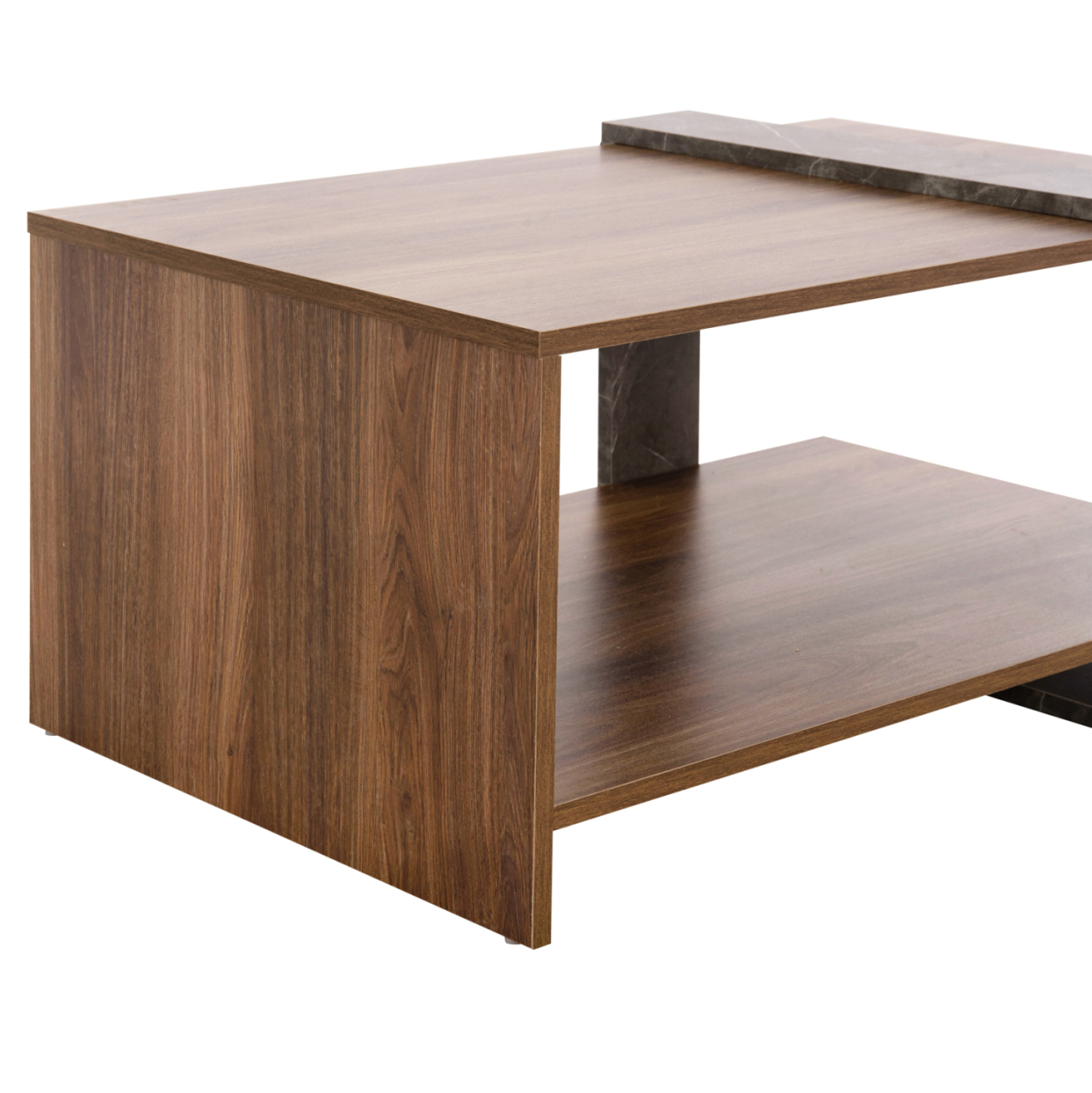 COFFEE TABLE WILMA HM8950.13 MELAMINE IN NATURAL-GREYISH STONE TEXTURE 80Χ50Χ35Hcm. [8]