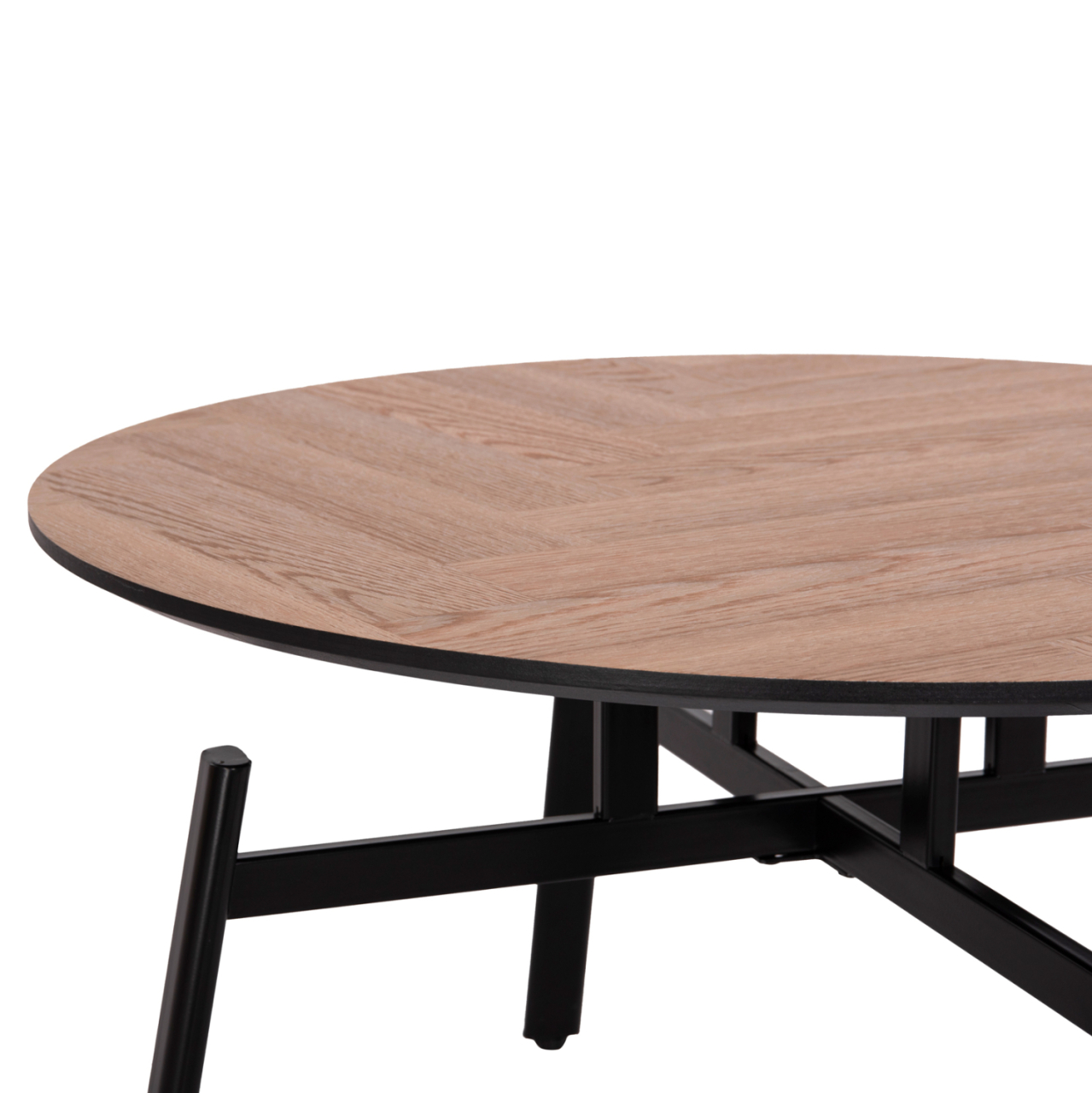 COFFEE TABLES 2PCS SET NORTON HM21088 MDF-METAL Φ80cm and Φ45cm [5]
