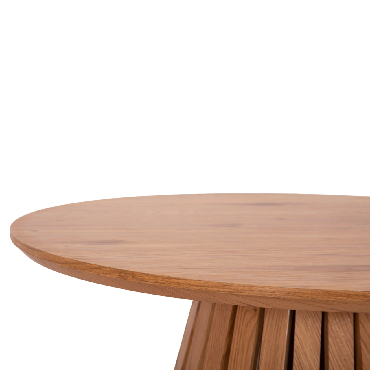 COFFEE TABLES 2PCS SET TALBERT HM21083 MDF IN NATURAL WOOD COLOR Φ80cm and Φ45cm [6]
