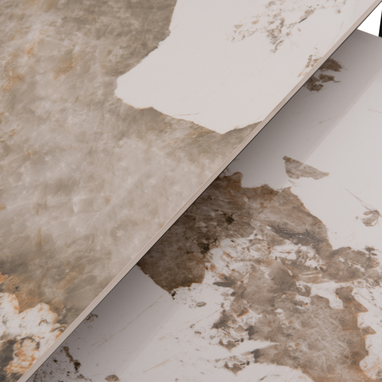 COFFEE TABLES 2PCS TERREN HM18365.01 METAL--SINTERED STONE IN PANDORA COLOR SCHEME 120x70x45H [5]