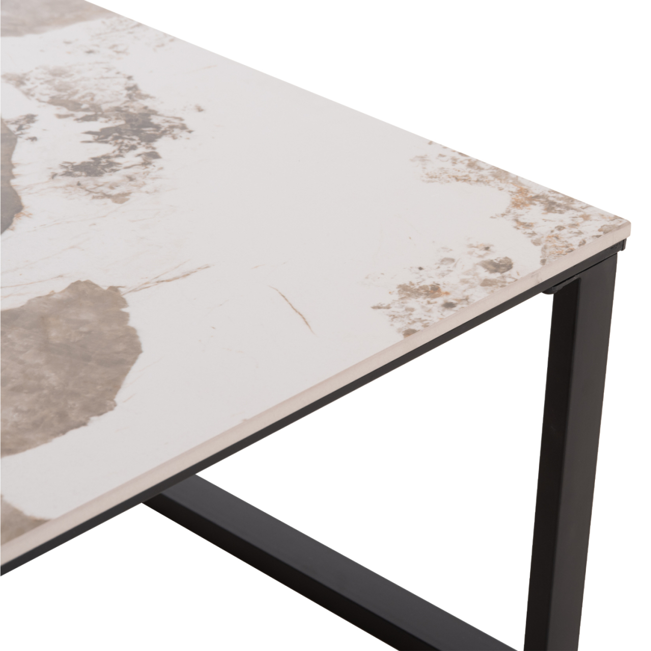 COFFEE TABLES 2PCS TERREN HM18365.01 METAL--SINTERED STONE IN PANDORA COLOR SCHEME 120x70x45H [6]