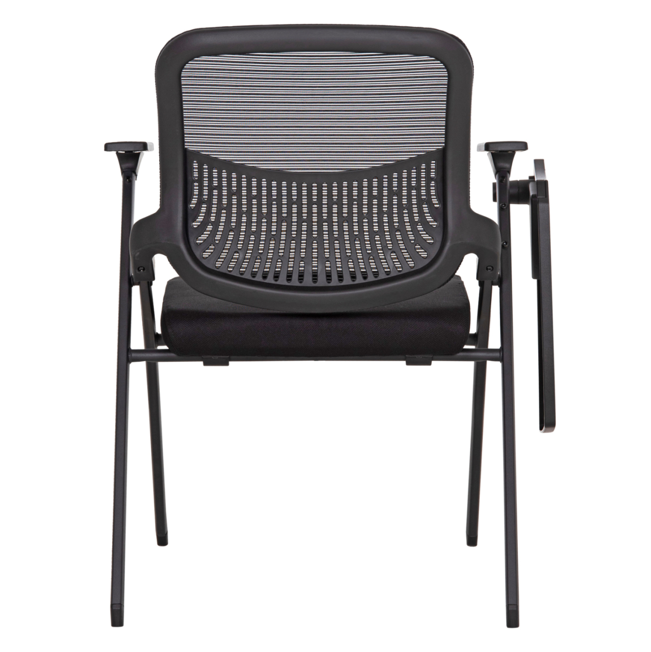 CONFERENCE CHAIR FOLDABLE WITH WRITING BOARD DENO HM1209.01 MESH FABRIC BLACK 65x63x82Hcm [6]