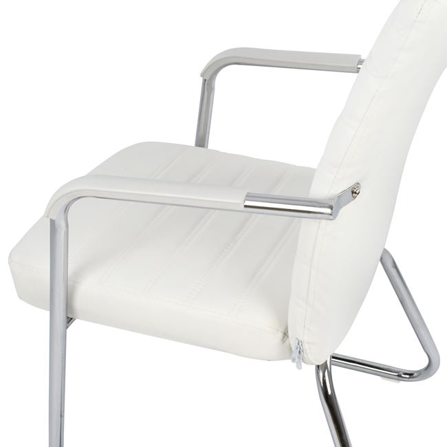Conference chair HM1021.02 White 55,5x67,5x94 cm [8]
