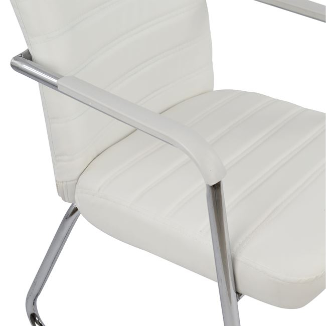 Conference chair HM1021.02 White 55,5x67,5x94 cm [7]