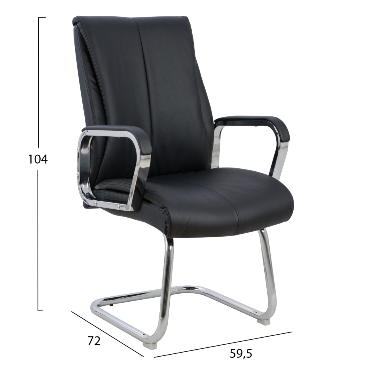 Conference chair HM1094.01 Black 59,5x72x104 cm [2]