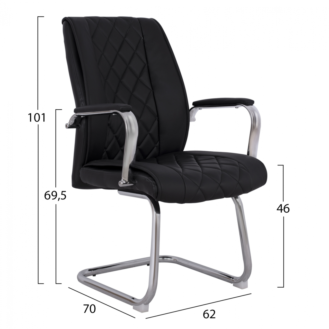 Conference chair HM1105.01 in black color [2]