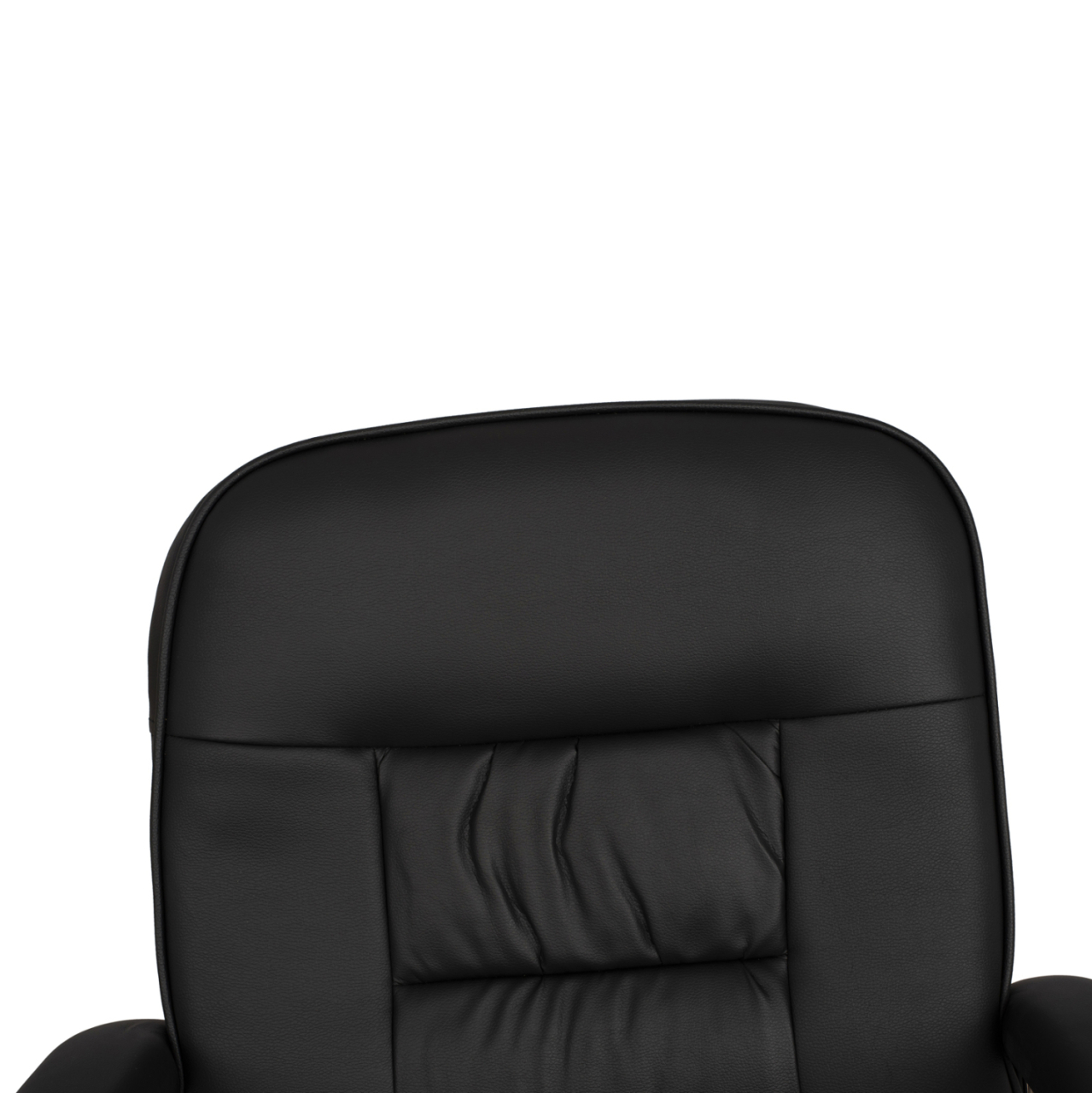 Conference chair HM1114 Black PU with chromed base 61.5x62x98 cm. [7]