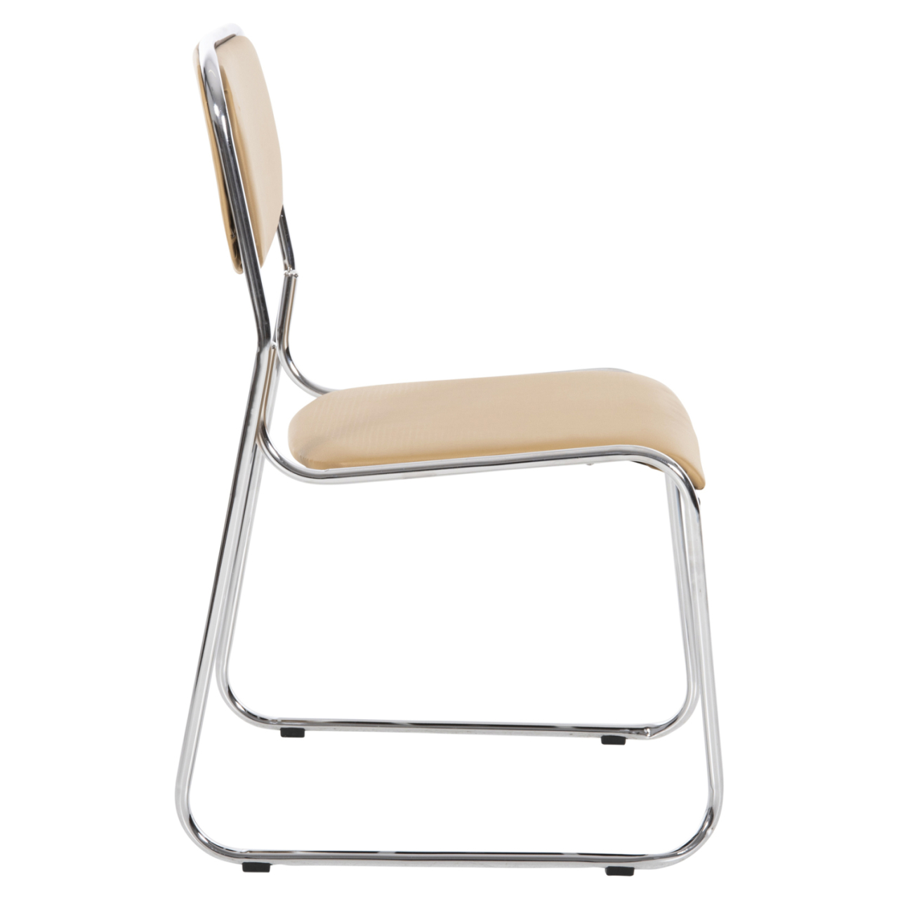 CONFERENCE/GUEST CHAIR MABEL HM1019.07 CHROMED FRAME-MOCHA PU 47x48x78Hcm. [4]