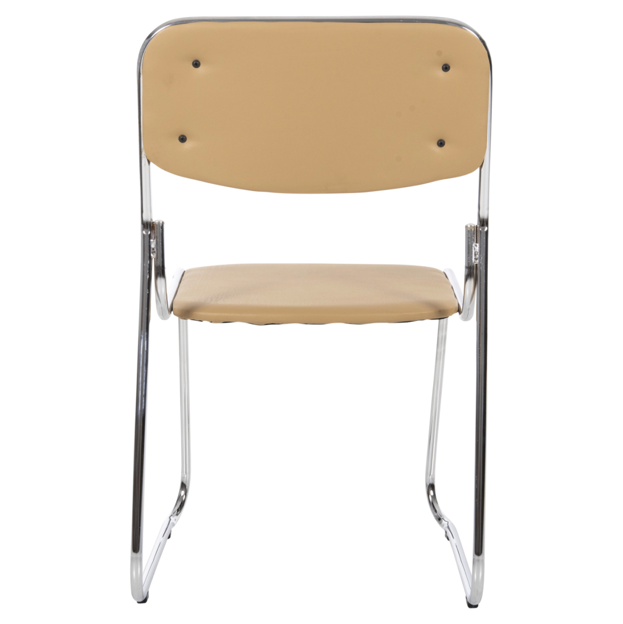 CONFERENCE/GUEST CHAIR MABEL HM1019.07 CHROMED FRAME-MOCHA PU 47x48x78Hcm. [6]