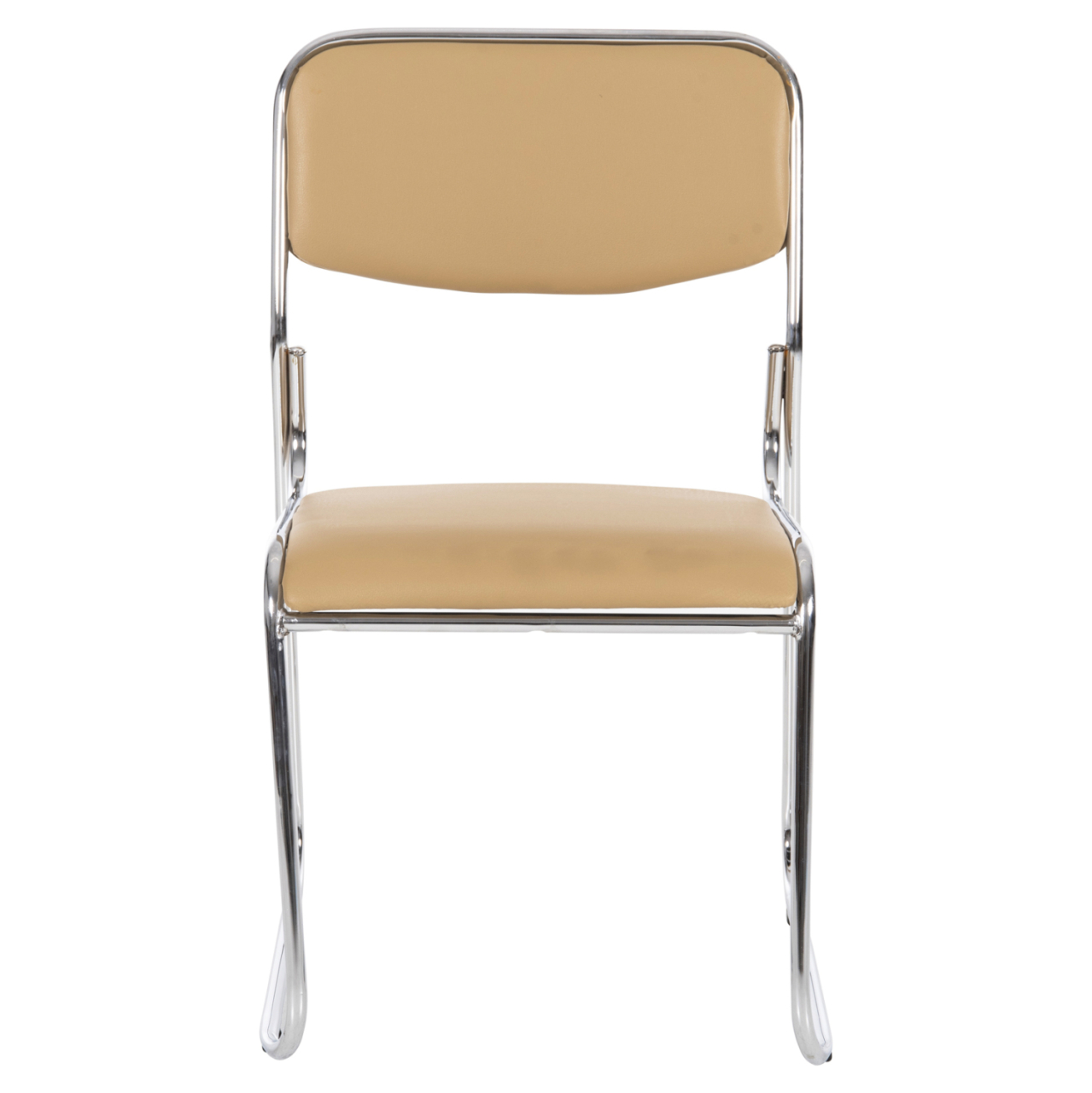 CONFERENCE/GUEST CHAIR MABEL HM1019.07 CHROMED FRAME-MOCHA PU 47x48x78Hcm. [3]