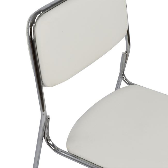 Conference office chair HM1019.02 White color 48,5x51,5x77 cm [7]