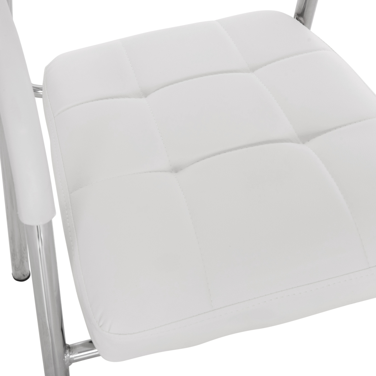 Conference office chair OBERON HM1018.02 White PU 51x52x88Hcm [7]