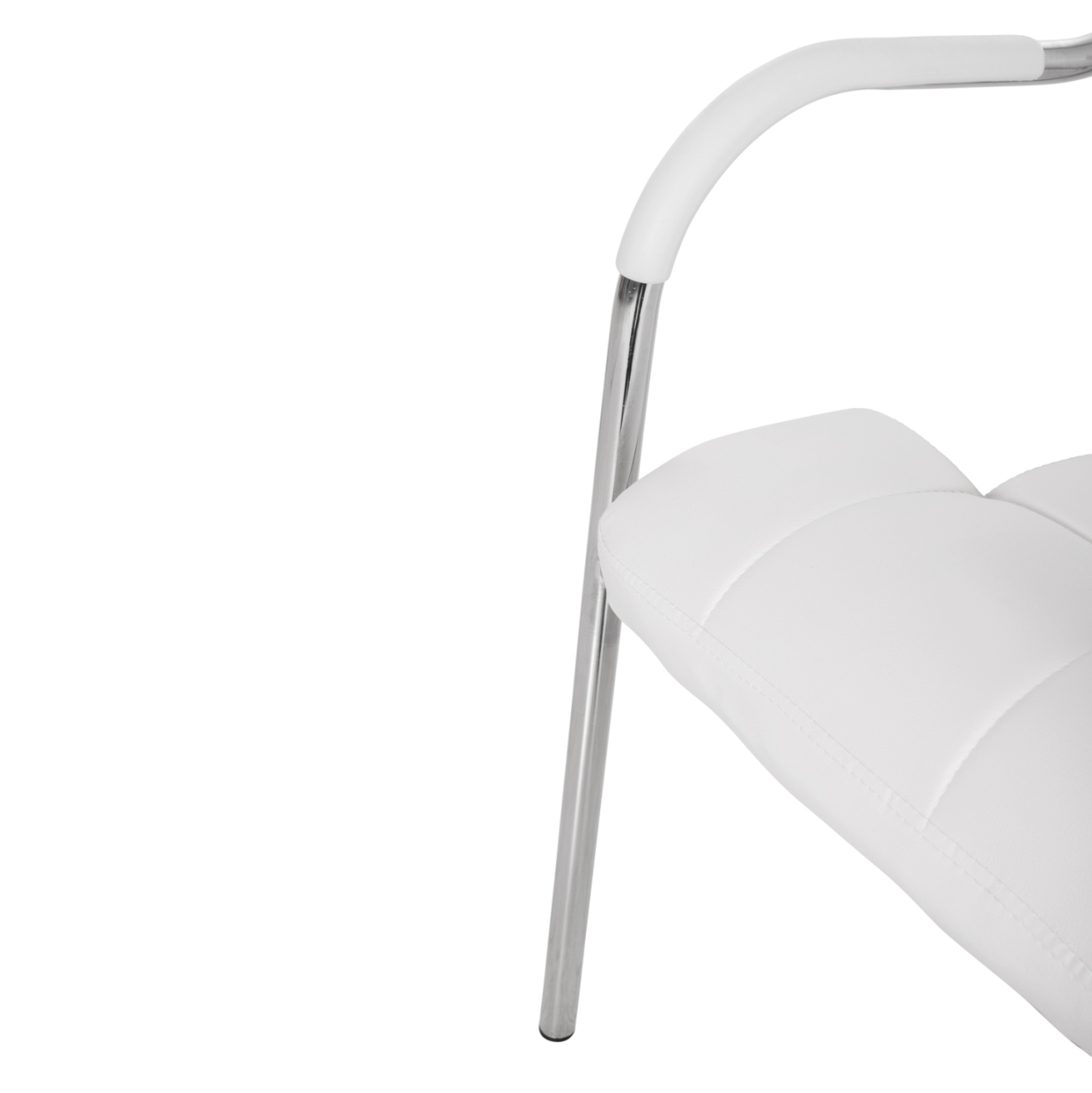 Conference office chair OBERON HM1018.02 White PU 51x52x88Hcm [9]
