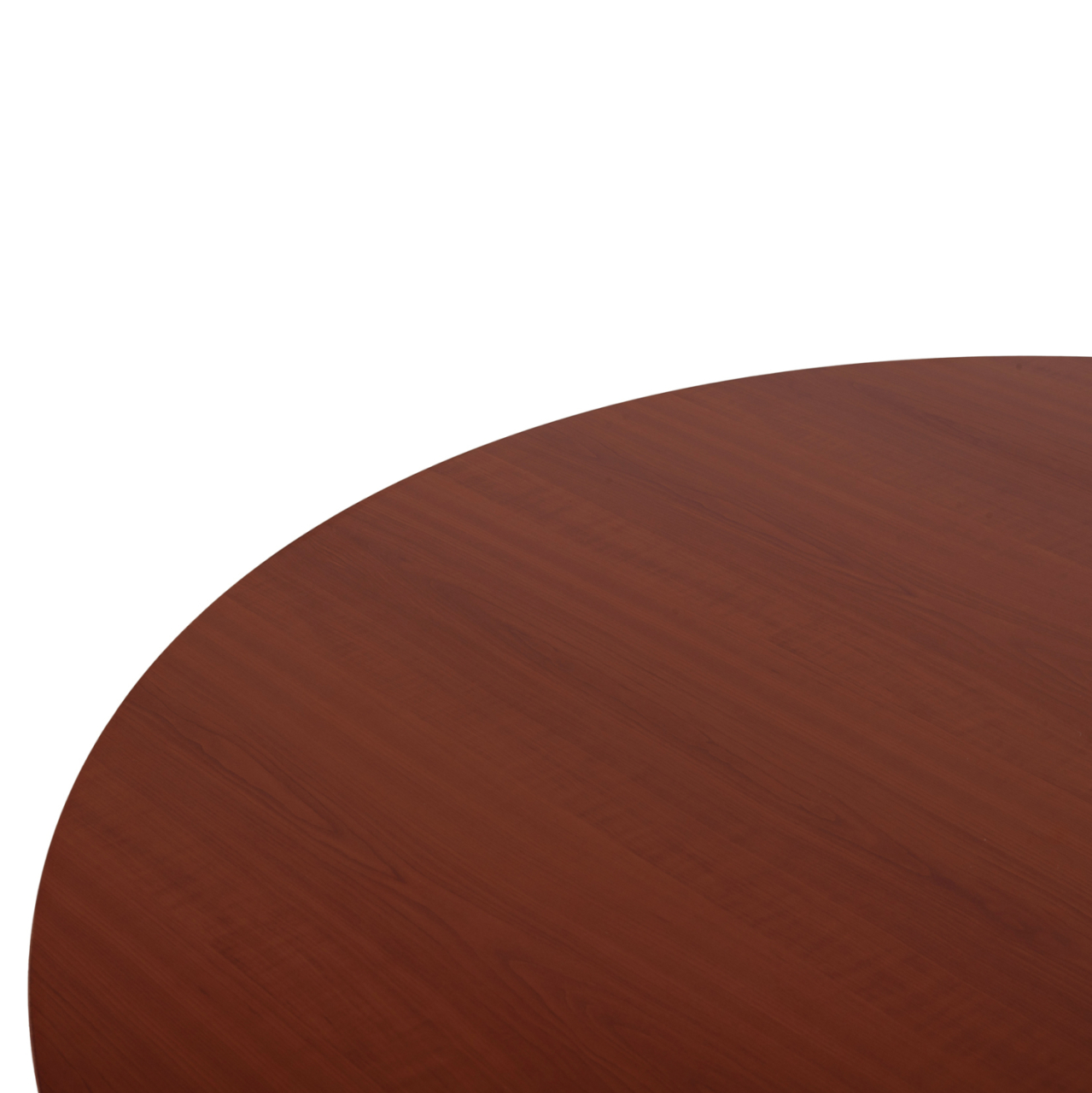 CONFERENCE OVAL DESK SIENNA HM2134.03 MELAMINE IN ANTHRACITE-TOP IN CHERRY 240x120x75Hcm. [8]