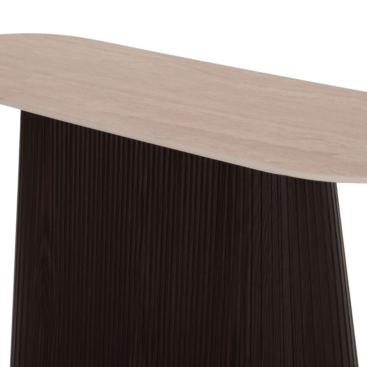 CONSOLE CATER HM18323 CERAMIC TOP WITH TRAVERTINE STONE LOOK--MDF BASE 120x40x78Hcm. [9]