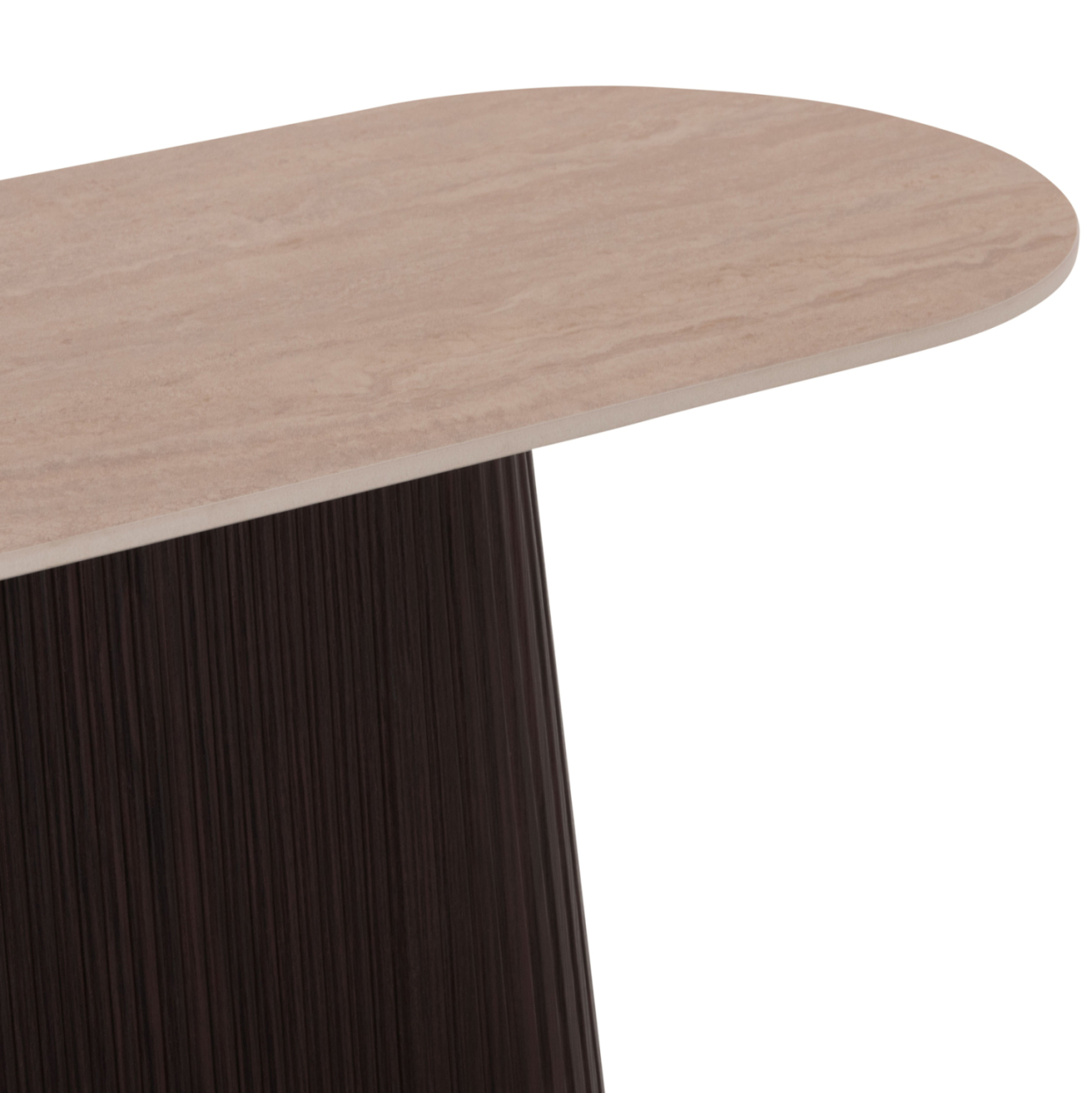 CONSOLE CATER HM18323 CERAMIC TOP WITH TRAVERTINE STONE LOOK--MDF BASE 120x40x78Hcm. [7]