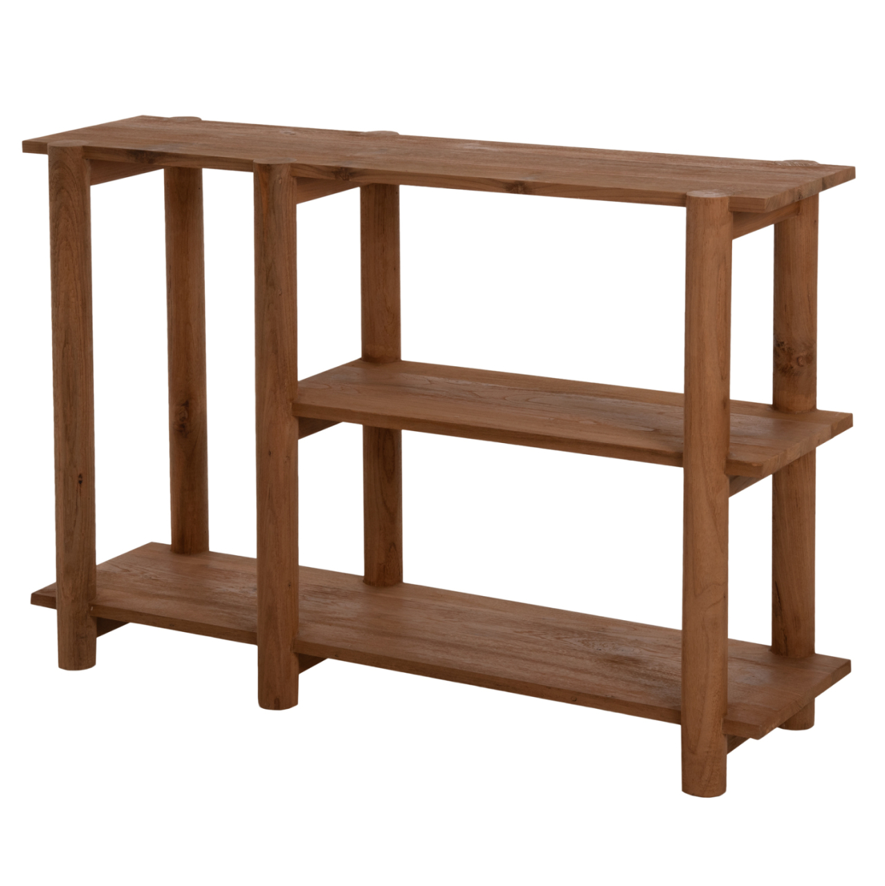 CONSOLE KUTAI HM9638 RECYCLED TEAK WOOD IN NATURAL RUSTIC COLOR 120x35x80Hcm. [4]