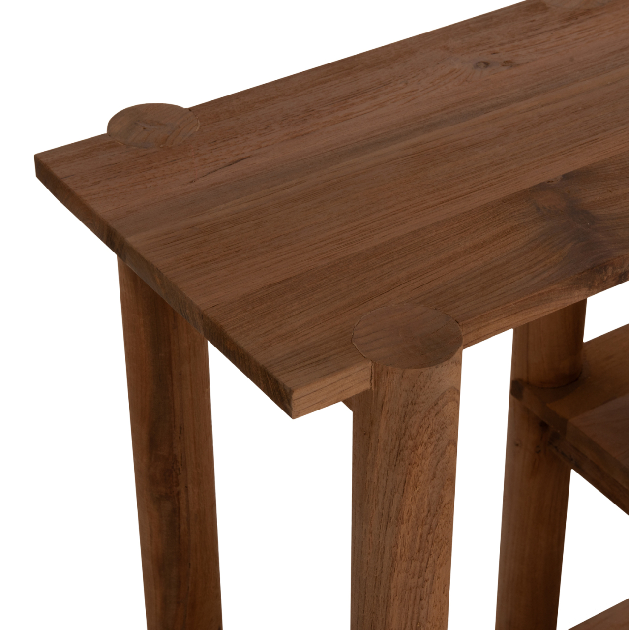 CONSOLE KUTAI HM9638 RECYCLED TEAK WOOD IN NATURAL RUSTIC COLOR 120x35x80Hcm. [5]